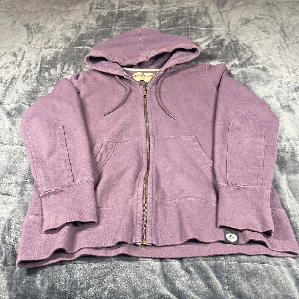 American Giant Purple Hoodie